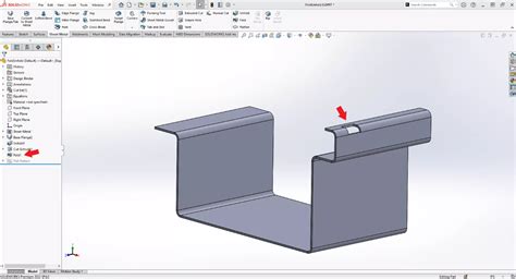 solidworks fold sheet metal